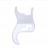 Musiclily pro 13-Hole Modern Style Bass Pickguards for Precision Bass, 4ply White Pearl