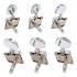 Musiclily Pro 3R3L Guitar Semi Closed Tuners Machine Heads Tuning Pegs Keys Set for LP Style, Chrome