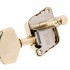 Musiclily Pro 3L+3R Semi-Closed Guitar Tuners String Tuning Pegs Keys Machine Heads Set for Electric Guitar or Acoustic Guitar, Gold