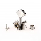 Musiclily Pro 3x3 Acoustic Guitar Tuners Machine Heads Tuning Keys Pegs Set, Chrome Button Nickel