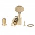 Musiclily Pro 6 in Line Guitar Locking Tuners Tuning Machines Set for Stratocaster Telecaster Style,Gold