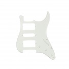 Musiclily Pro 11 Hole HSH Strat Pickguard Guitar Scratch Plate for USA/Mexican Made Fender Standard Stratocaster Modern Style, 3Ply Parchment 