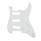 Musiclily Pro 8-Hole 50s 57 Vintage Style Strat SSS Pickguard for American Stratocaster,  3Ply Parchment