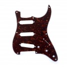 Musiclily Pro 8-Hole 50s 57 Vintage Style Strat SSS Pickguard for American Stratocaster,  4Ply Tortoise Shell