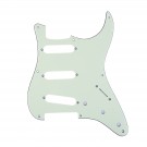 Musiclily Pro 8-Hole 50s 57 Vintage Style Strat SSS Pickguard for American Stratocaster,  3Ply Mint Green