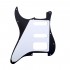 Musiclily Pro 11-Hole Round Corner HSS Guitar Strat Pickguard for USA/Mexican Stratocaster Open Pickup,3Ply Black