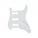 Musiclily Pro 11-Hole 62 Vintage Style Strat SSS Pickguard for American Stratocaster 62, 3Ply Parchmen