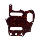 Musiclily Pro 10-Hole 65 60s Vintage Style Guitar Pickguard for Fender American Jaguar, 4Ply Tortoise Shell