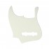 Musiclily Pro 5-String 10-Hole Contemporary J Bass Pickguard for Fender Mexican Jazz Bass, 3Ply Ivory