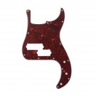Musiclily Pro 5-String 13-Hole Contemporary P Bass Pickguard for Fender Mexican Precision Bass, 4Ply Vintage Tortoise