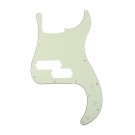 Musiclily Pro 5-String 13-Hole Contemporary P Bass Pickguard for Fender Mexican Precision Bass, 3Ply Mint Green