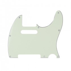 Musiclily Pro 8-Hole Guitar Tele Pickguard for JPN Made Fender Japan Telecaster, 3Ply Mint Green