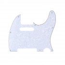 Musiclily Pro 8-Hole Guitar Tele Pickguard for JPN Made Fender Japan Telecaster, 4Ply White Pearl 