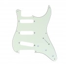 Musiclily Pro 8-Hole Guitar Strat Pickguard for JPN Fender Japan 57 Vintage Style Stratocaster, 3Ply Mint Green