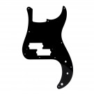 Musiclily Pro 10-Hole P Bass Pickguard for JPN Fender Japan 4-String Precision Bass, 1Ply Black