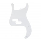 Musiclily Pro 10-Hole P Bass Pickguard for JPN Fender Japan 4-String Precision Bass, 1Ply White
