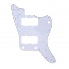 Musiclily Pro 13-Hole Guitar Pickguard for JPN Made Fender Japan Jazzmaster, 4Ply White Pearl