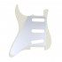 Musiclily Pro 11-Hole 72 or 64 Strat SSS Guitar Pickguard for MIJ JPN Japan Stratocaster,3Ply Cream