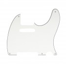 Musiclily 5 Hole Vintage Telecaster Pickguard Electric Guitar Scratch Plate for USA/Mexican Made Fender Standard Tele Style, Parchment 3ply