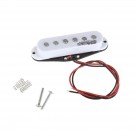 Wilkinson LOW GAUSS Vintage Tone Ceramic Single Coil Pickup for Strat Style Guitar Middle, White