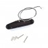 Wilkinson LOW GAUSS Vintage Tone Ceramic Single Coil Pickup for Strat Style Guitar Bridge, White