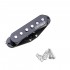 Wilkinson Vintage Tone Alnico 5 Staggered Single Coil Pickups SSS Set for Strat Style Electric Guitar, Black