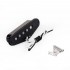 Wilkinson Vintage Tone Alnico 5 Staggered Single Coil Pickups SSS Set for Strat Style Electric Guitar, Black