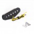 Wilkinson Vintage Tone Alnico 5 Staggered Single Coil Pickups SSS Set for Strat Style Electric Guitar, Black