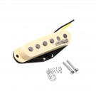 Wilkinson Vintage Tone Alnico 5 Staggered Single Coil Middle Pickup for Strat Style Electric Guitar, Cream