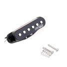 Wilkinson High Output Ceramic ST Single Coil Bridge Pickup for Strat Style Electric Guitar, Black