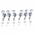 Wilkinson 3L3R Roto Style Sealed Guitar Tuners Machine Heads Tuning Pegs Keys Set for Gibson or Epiphone Les Paul, Chrome