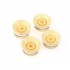 Musiclily Pro Imperial Inch Size Control Speed Knobs for USA Made Les Paul Style Electric Guitar, Cream (Set of 4)