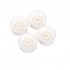 Musiclily Pro Imperial Inch Size Control Speed Knobs for USA Made Les Paul Style Electric Guitar, White (Set of 4)