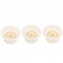 Musiclily Pro Imperial Inch Size 1 Volume 2 Tone Stratocaster Knobs Set for USA Made Strat Style Electric Guitar, Parchment