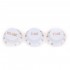 Musiclily Pro Imperial Inch Size 1 Volume 2 Tone Stratocaster Knobs Set for USA Made Strat Style Electric Guitar, White 