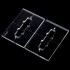 Musiclily Pro CNC Accurate Acrylic Pickup Routing Templates Set for Standard Jazz Bass Neck and Bridge Pickup