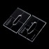 Musiclily Pro CNC Accurate Acrylic Single-coil Pickup Routing Templates Set for Standard Strat Guitar Body and Pickguard