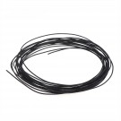 Musiclily Pro 22 AWG Gauge Vintage Style Pre-tinned Push-back Cloth Covered Stranded Wire, Black 25 Feet(8 Meters)