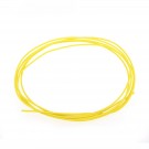 Musiclily Pro 22 AWG Gauge Vintage Style Pre-tinned Push-back Cloth Covered Stranded Wire, Yellow 6 Feet(2 Meters)