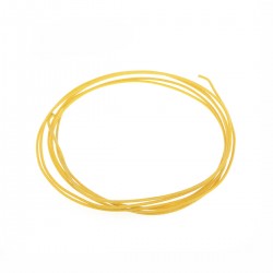 Gavitt Vintage Style Pre-tinned Push-back Cloth Covered Stranded Wire for Amplifier, Yellow 6 Feet(2 Meters)