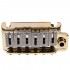Musiclily Pro 52.5mm Steel Saddles 2-Point  Style Guitar Tremolo Bridge Steel Block for American Strat, Gold