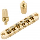 Musiclily Pro Roller Saddles Tune-O-Matic Bridge for Epiphone Les Paul LP SG Electric Guitar, Gold