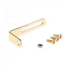 Musiclily Pro Universal Pickguard Bracket Support for Les Paul Style Guitar, Gold