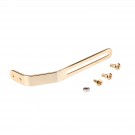 Musiclily Pro Universal Pickguard Bracket Support for Archtop Jazz Hollow Body Guitar, Gold