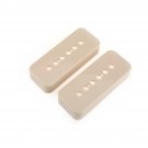 Musiclily Pro Plastic P-90 Soapbar Guitar Pickup Covers for USA Gibson, Cream (Set of 2)