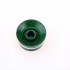 Musiclily Pro Metric Size 18 Splines Speed Control Knobs for Asia Import Guitar Bass Split Shaft Pots, Green (Set of 4)