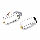 Wilkinson Vintage Tone Alnico 5 PAF Style Humbucker Pickups Set for Les Paul Style Electric Guitar, Chrome