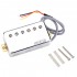 Wilkinson Vintage Tone Alnico 5 PAF Style Humbucker Pickups Set for Les Paul Style Electric Guitar, Chrome