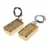 Wilkinson Vintage Tone Alnico 5 PAF Style Humbucker Pickups Set for Les Paul Style Electric Guitar, Gold