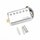 Wilkinson Classic Tone Ceramic PAF Style Humbucker Neck Pickup for Les Paul Style Electric Guitar , Chrome